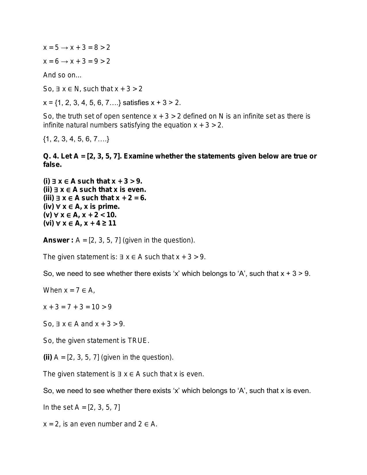Chapter 29: Mathematical Reasoning: RS Aggarwal Class 11 Solutions  - Page 14