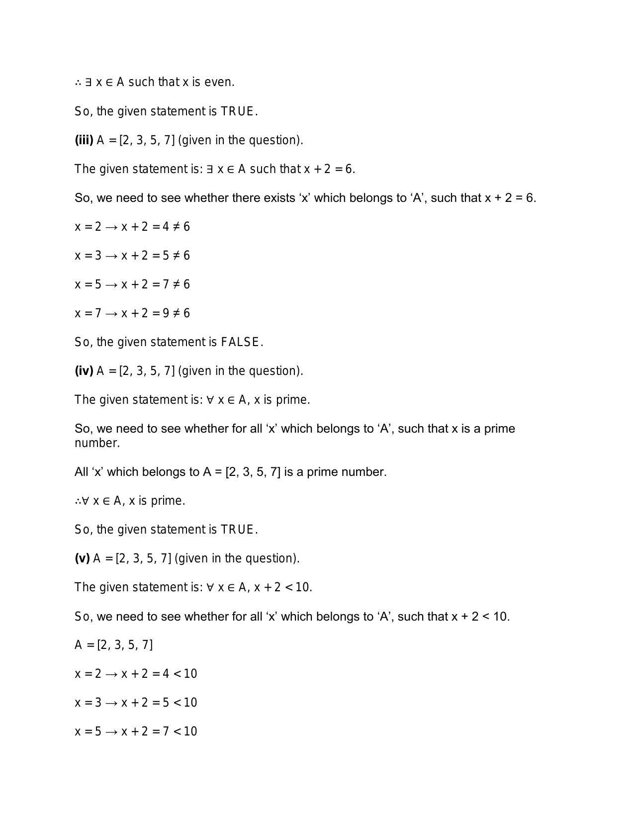 Chapter 29: Mathematical Reasoning: RS Aggarwal Class 11 Solutions  - Page 15