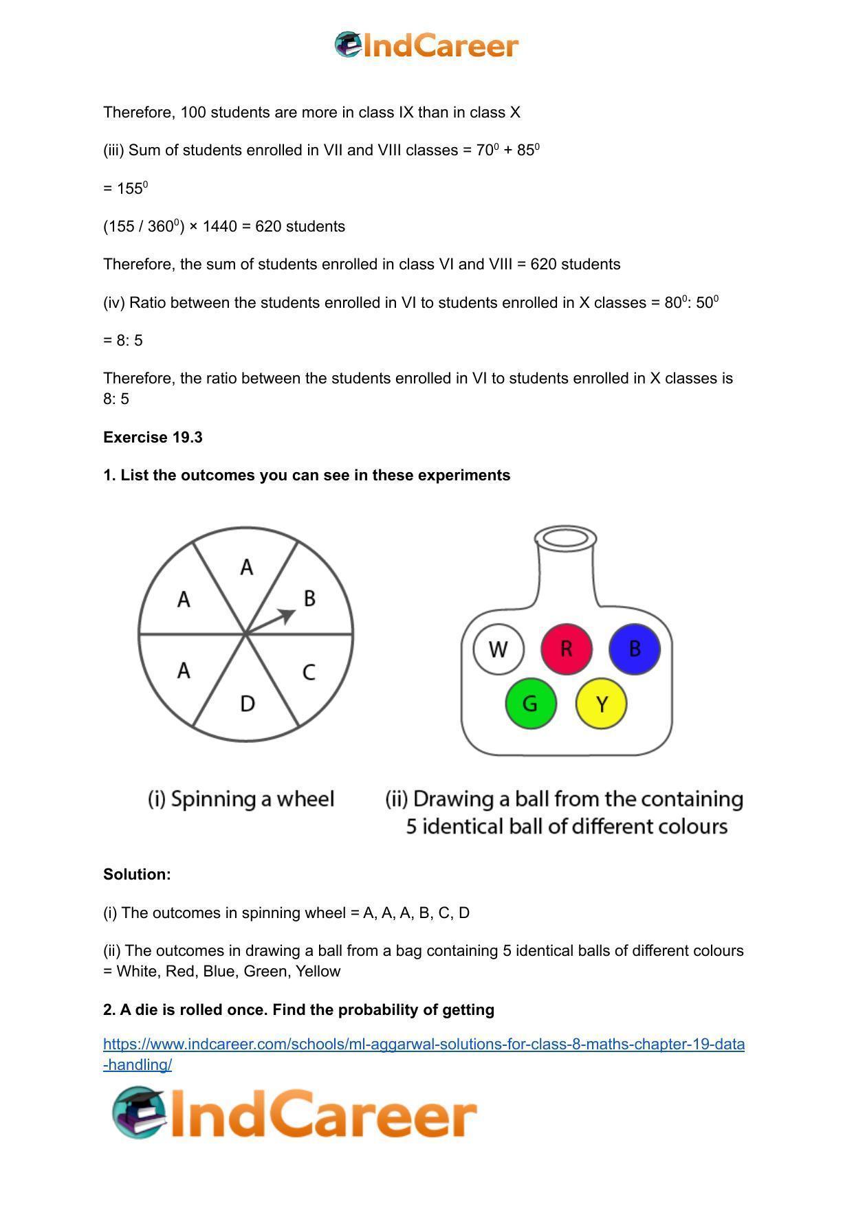 ML Aggarwal Solutions for Class 8 Maths Chapter 19- Data Handling - Page 26