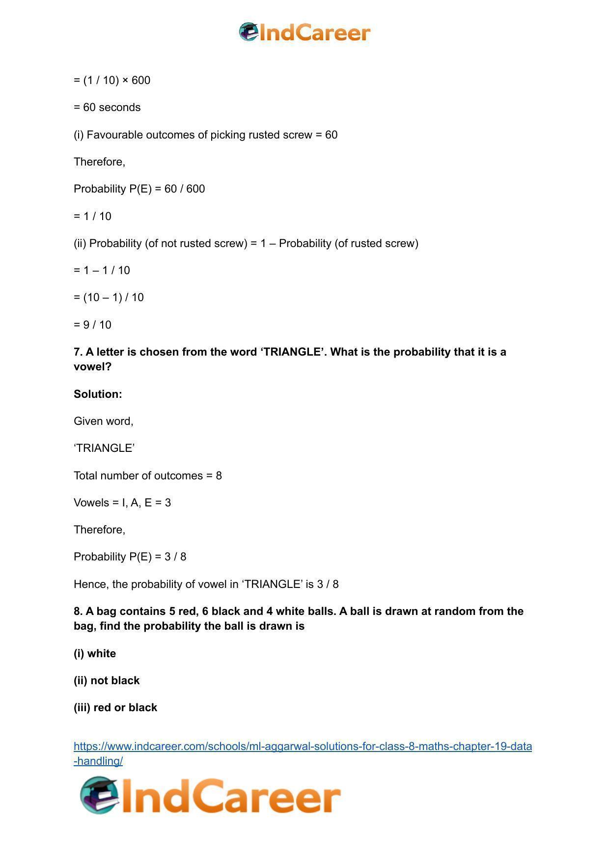 ML Aggarwal Solutions for Class 8 Maths Chapter 19- Data Handling - Page 31