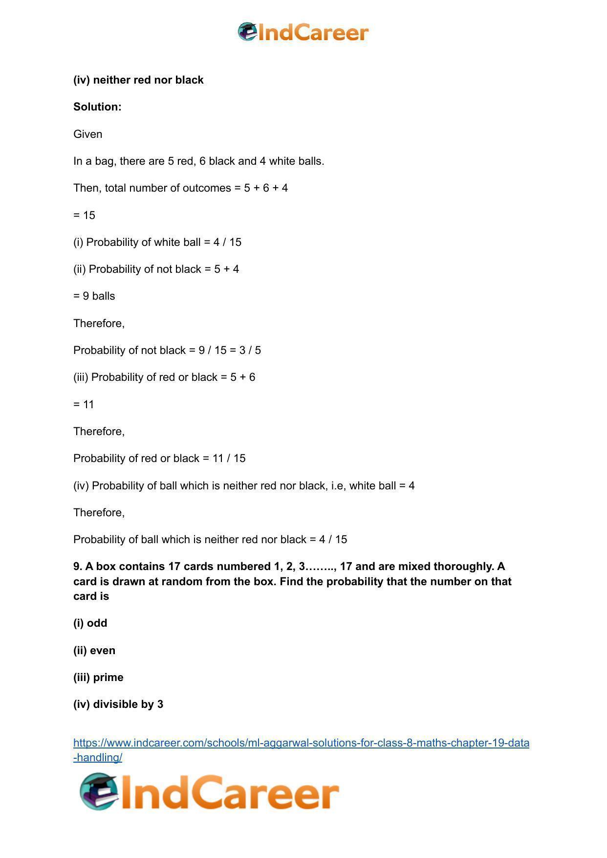 ML Aggarwal Solutions for Class 8 Maths Chapter 19- Data Handling - Page 32