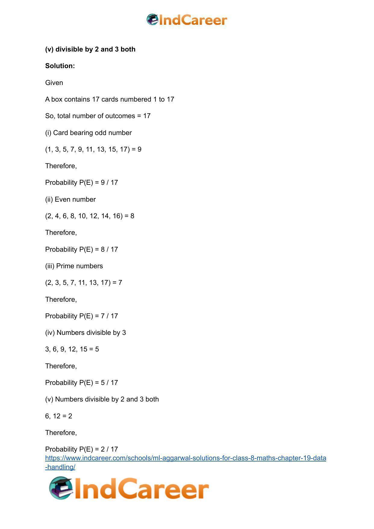 ML Aggarwal Solutions for Class 8 Maths Chapter 19- Data Handling - Page 33