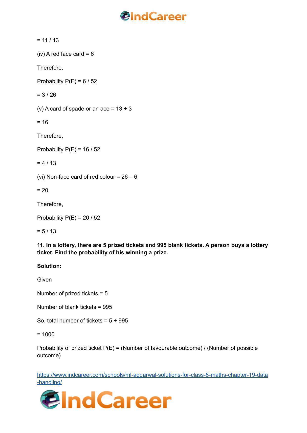 ML Aggarwal Solutions for Class 8 Maths Chapter 19- Data Handling - Page 35