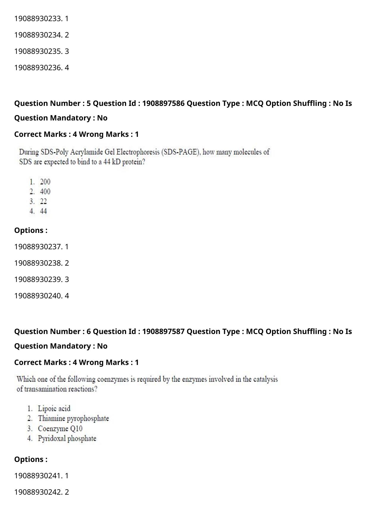 ICAR AIEEA PG 2021 PLANT BIOTECHNOLOGY Question Paper - Page 4