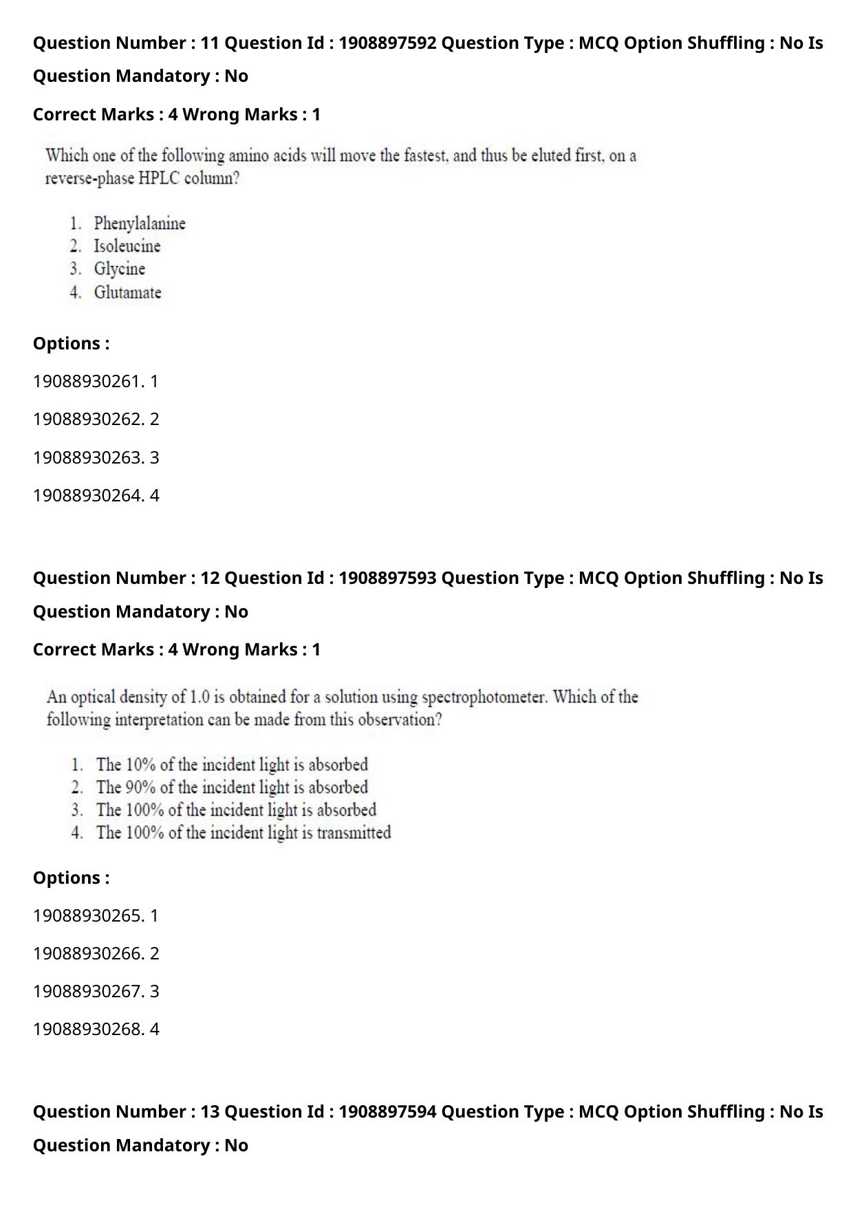 ICAR AIEEA PG 2021 PLANT BIOTECHNOLOGY Question Paper - Page 7