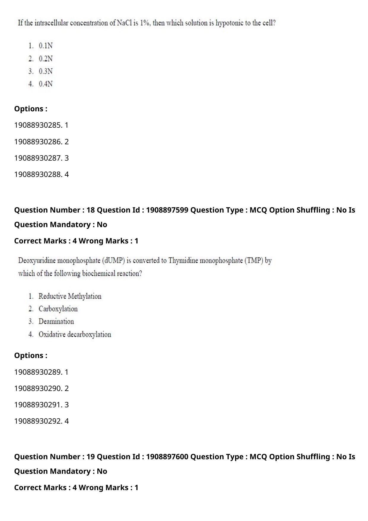 ICAR AIEEA PG 2021 PLANT BIOTECHNOLOGY Question Paper - Page 10