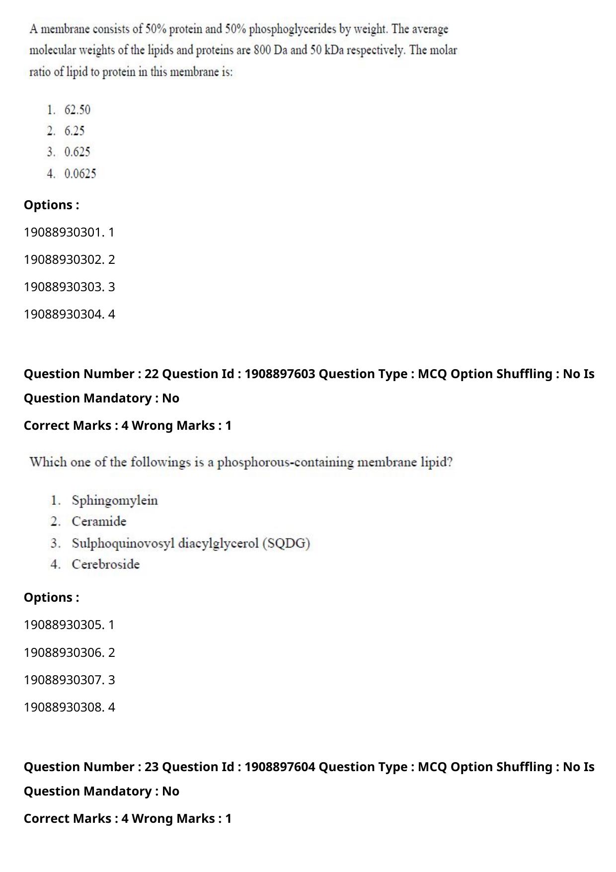 ICAR AIEEA PG 2021 PLANT BIOTECHNOLOGY Question Paper - Page 12