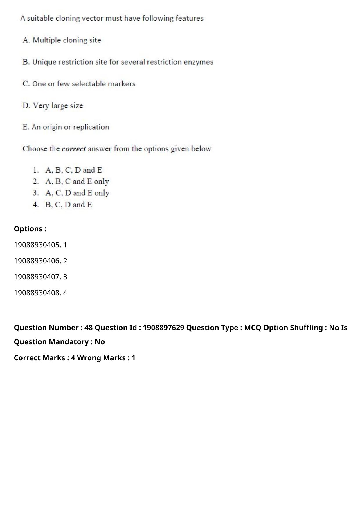 ICAR AIEEA PG 2021 PLANT BIOTECHNOLOGY Question Paper - Page 27