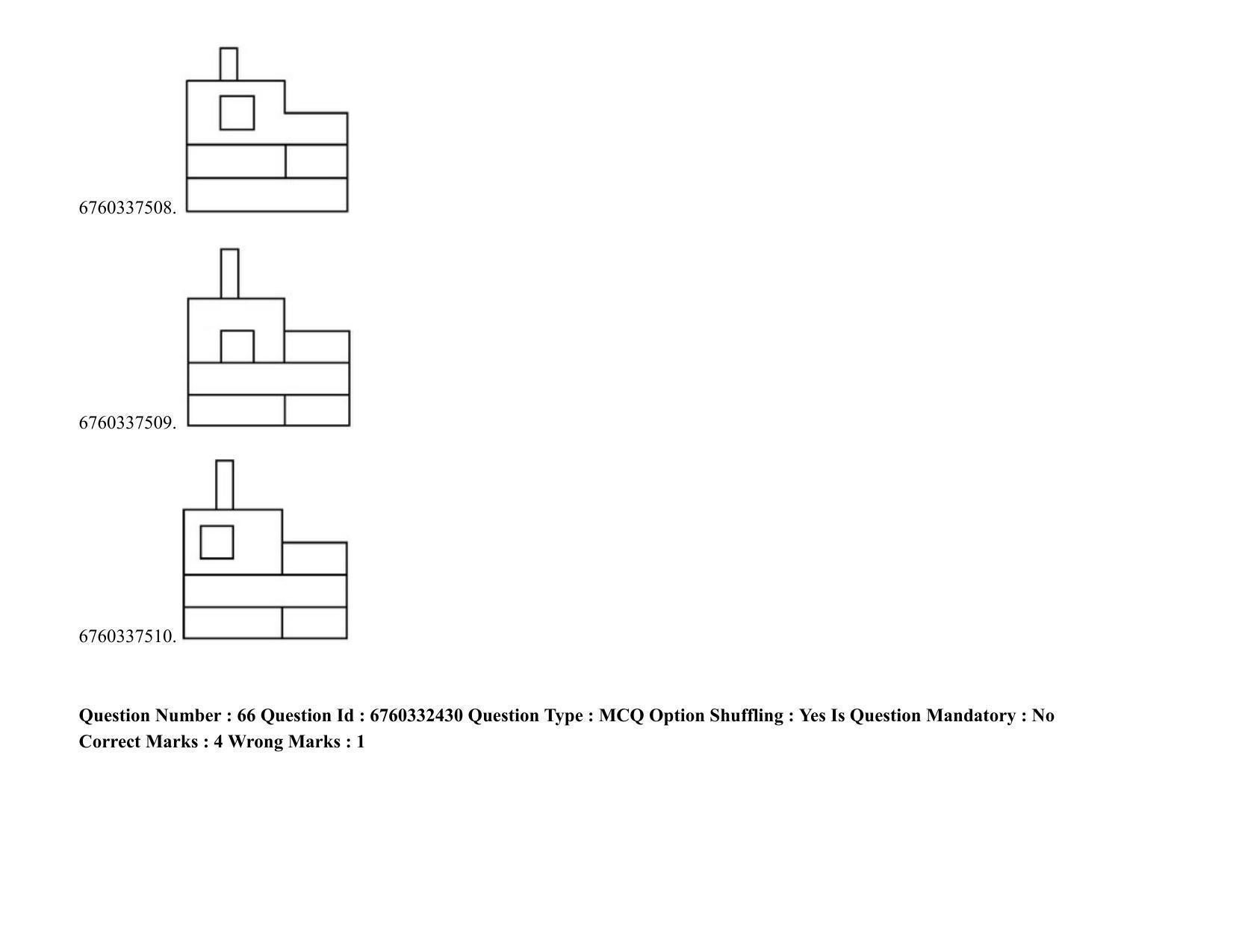 JEE Mains 2021: B.Arch English (Shift 2) 05-08-2021 Question Paper - Page 48