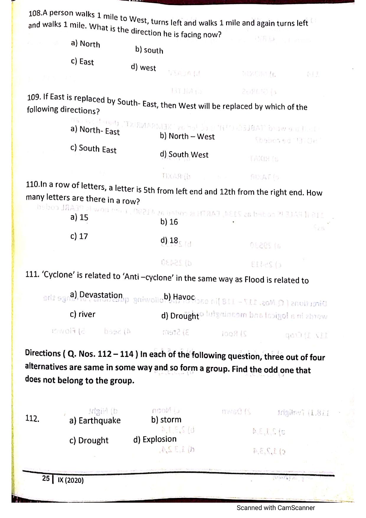 JKSSEE 2020 Class 9 Question Paper - Page 24