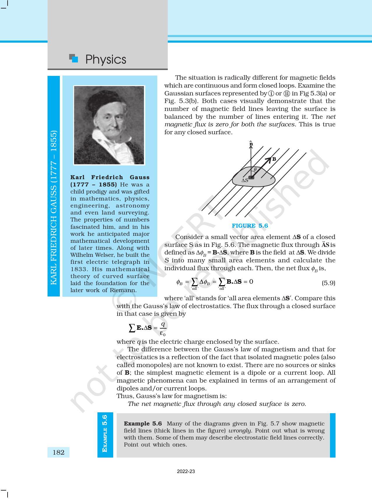 NCERT Book for Class 12 Physics Chapter 5 Magnetism and Matter - Page 10