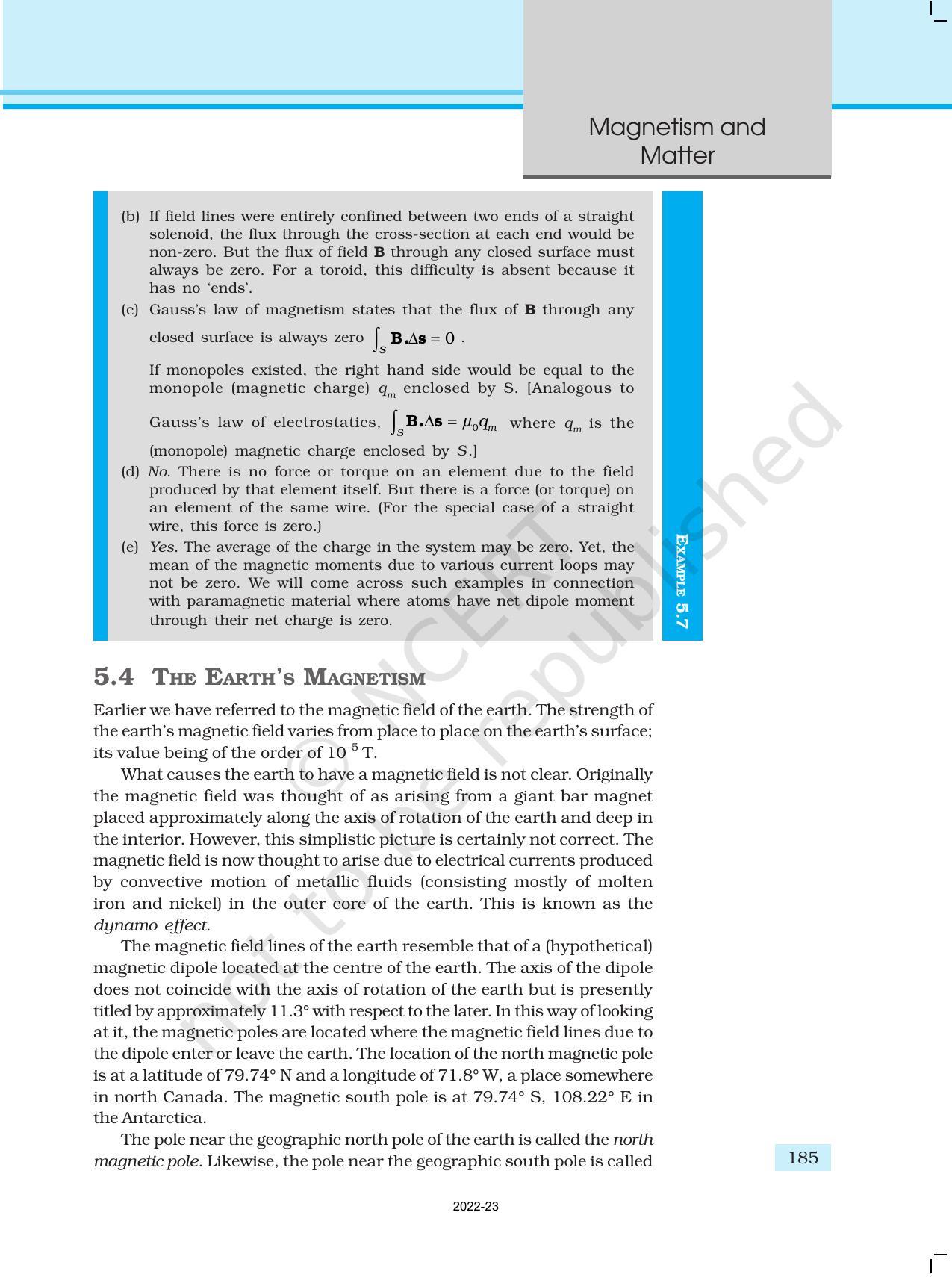NCERT Book for Class 12 Physics Chapter 5 Magnetism and Matter - Page 13