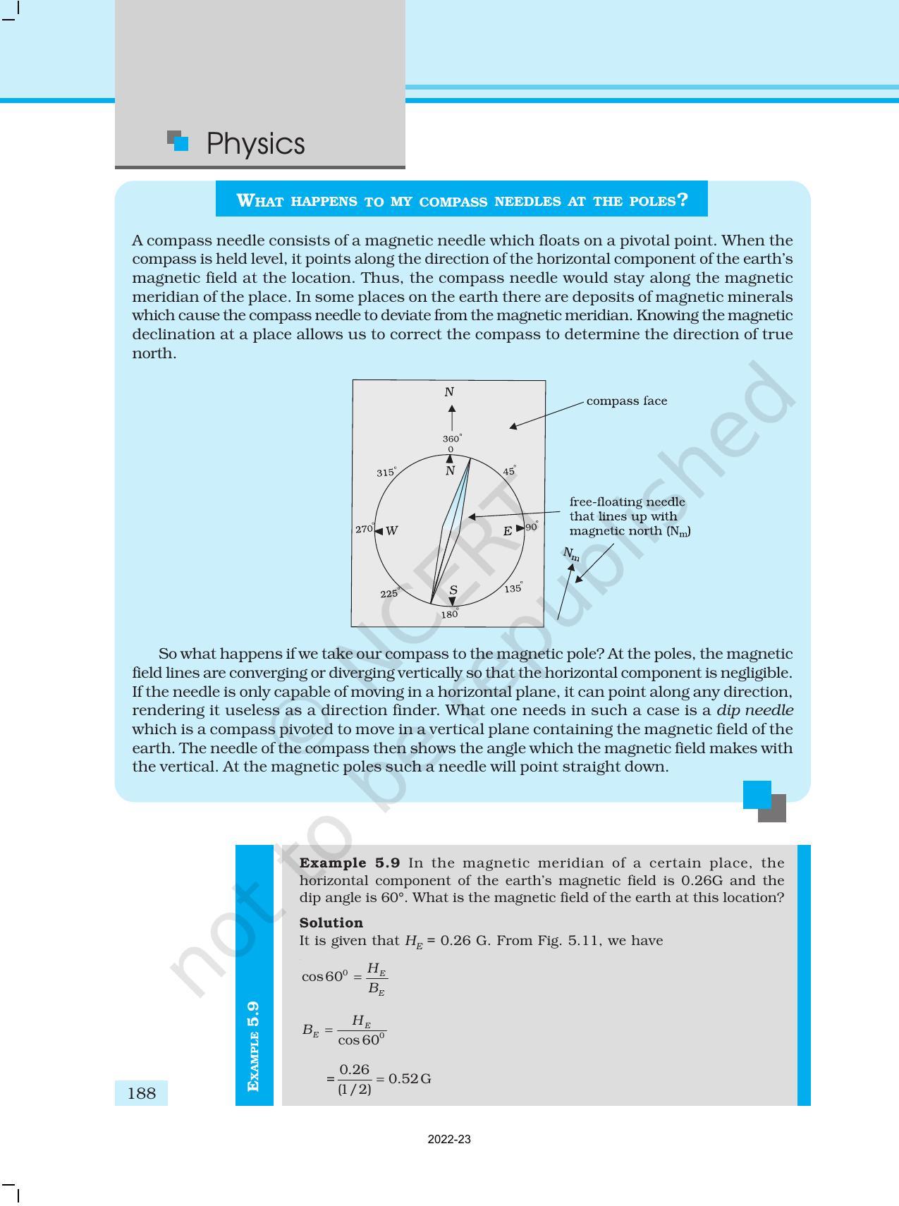 NCERT Book for Class 12 Physics Chapter 5 Magnetism and Matter - Page 16