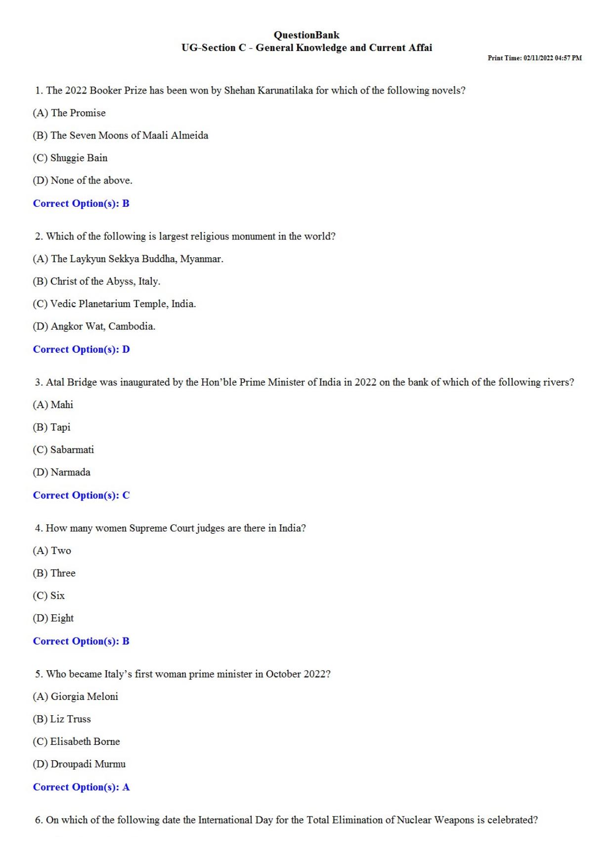 IIULET 2022 UG Question Paper - Page 24