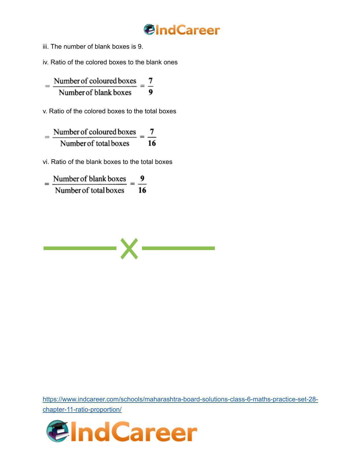 Maharashtra Board Solutions Class 6-Maths (Practice Set 28): Chapter 11- Ratio-Proportion - Page 9