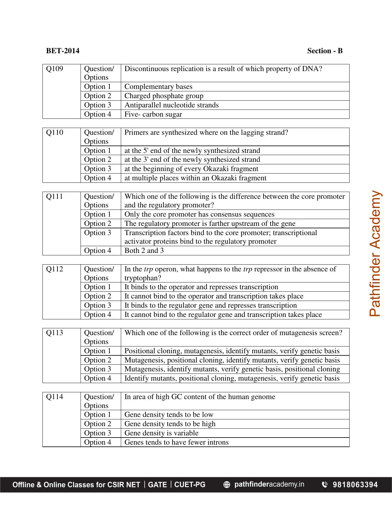 BET 2014 Question Paper - Page 26