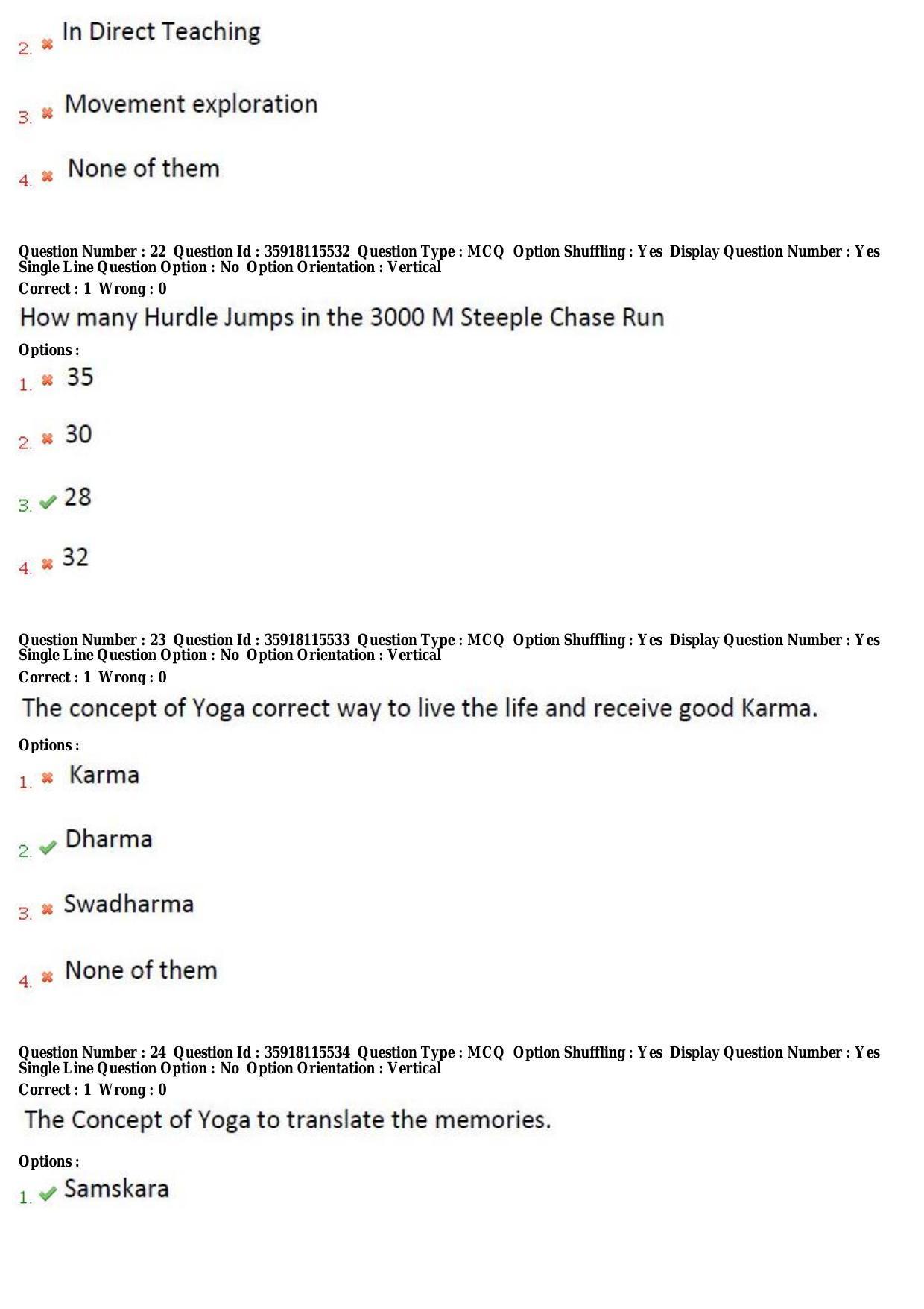 TS CPGET 2018 M.P.Ed. (Shift 3) Question Paper with Answer Key - Page 9
