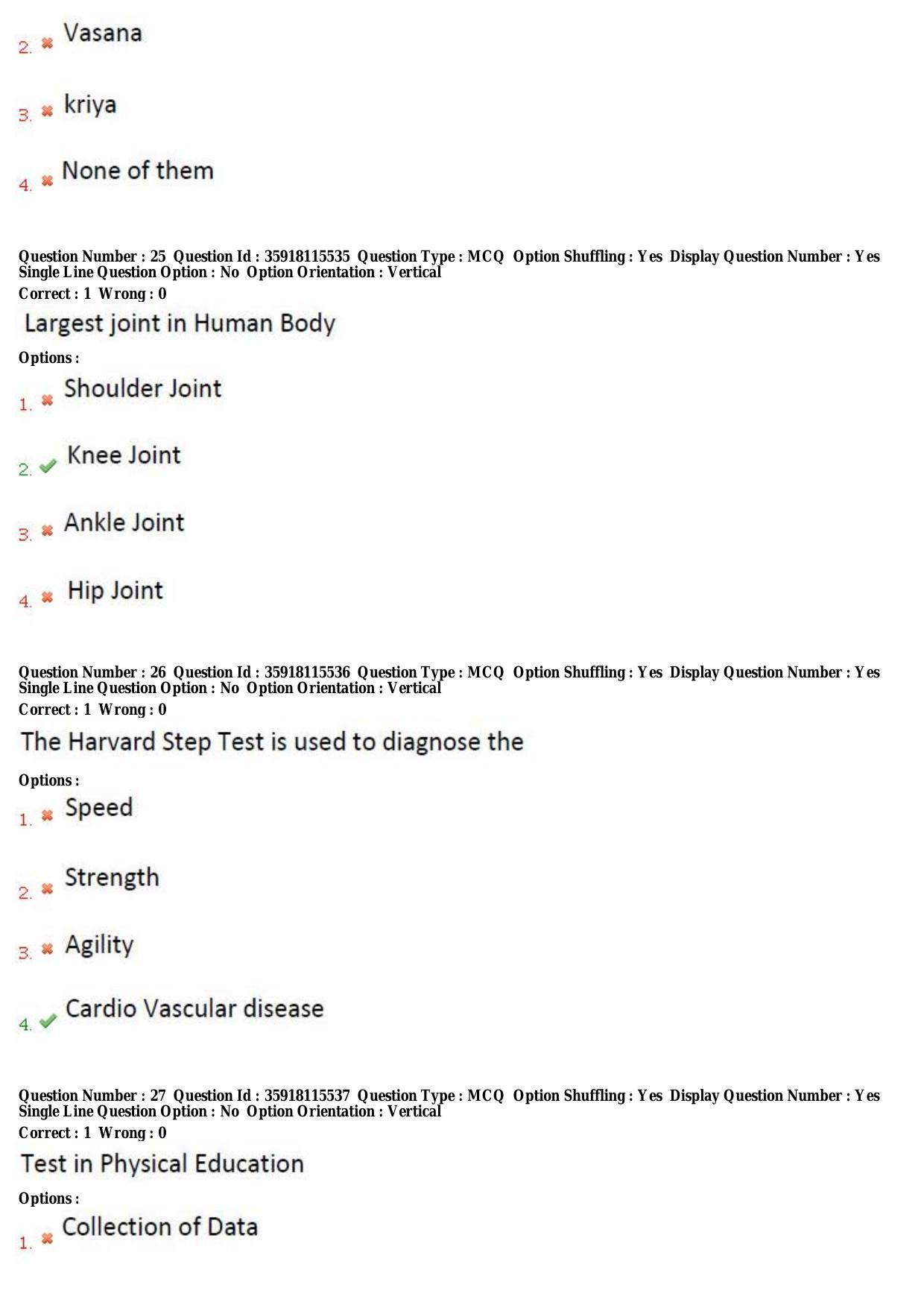 TS CPGET 2018 M.P.Ed. (Shift 3) Question Paper with Answer Key - Page 10