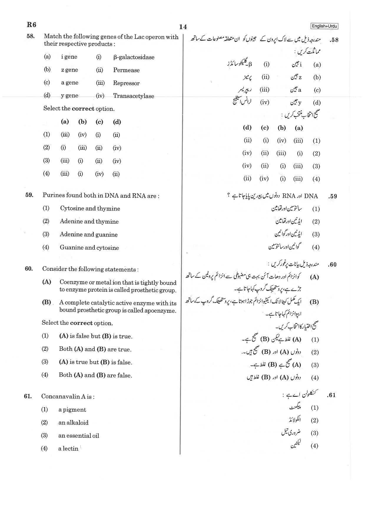 NEET R6 2019 Question Paper - Page 14