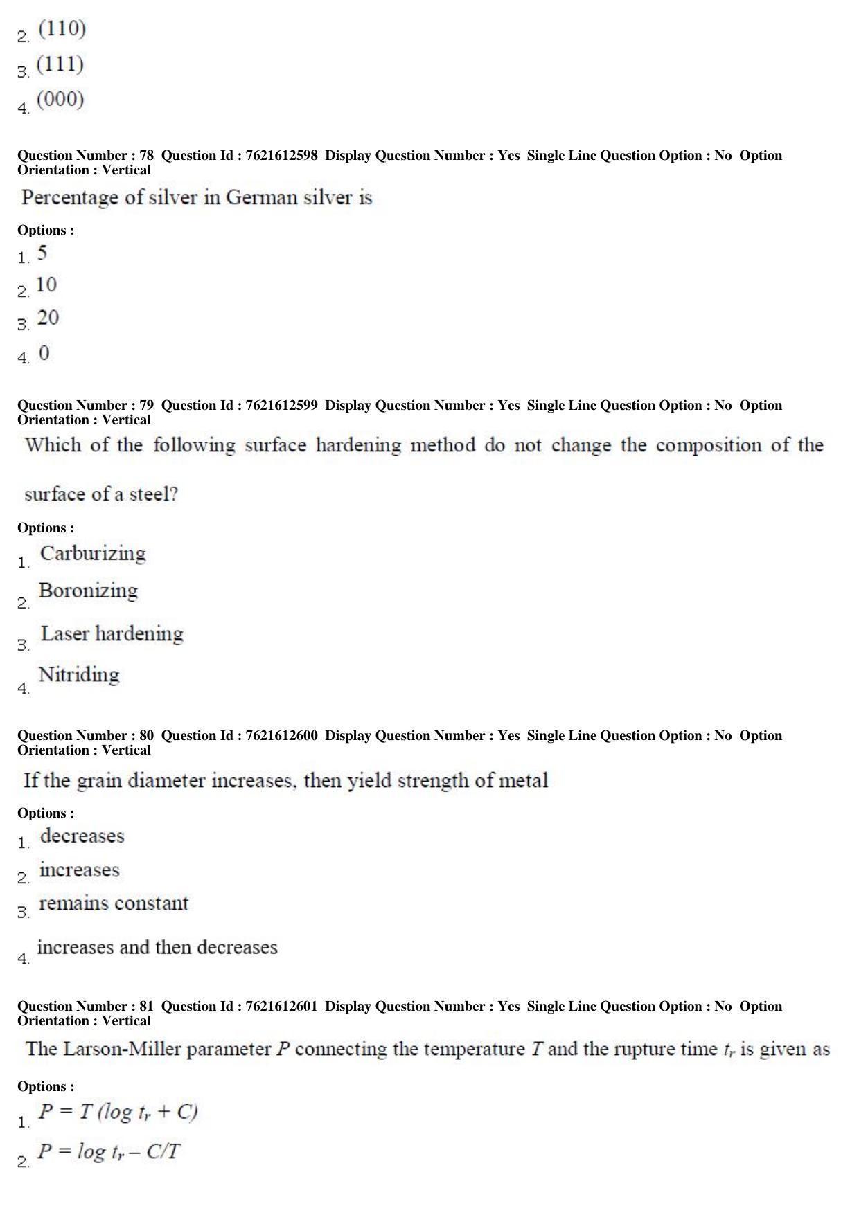 TS PGECET 2017: Metallurgical-Engineering Question Papers - Page 20