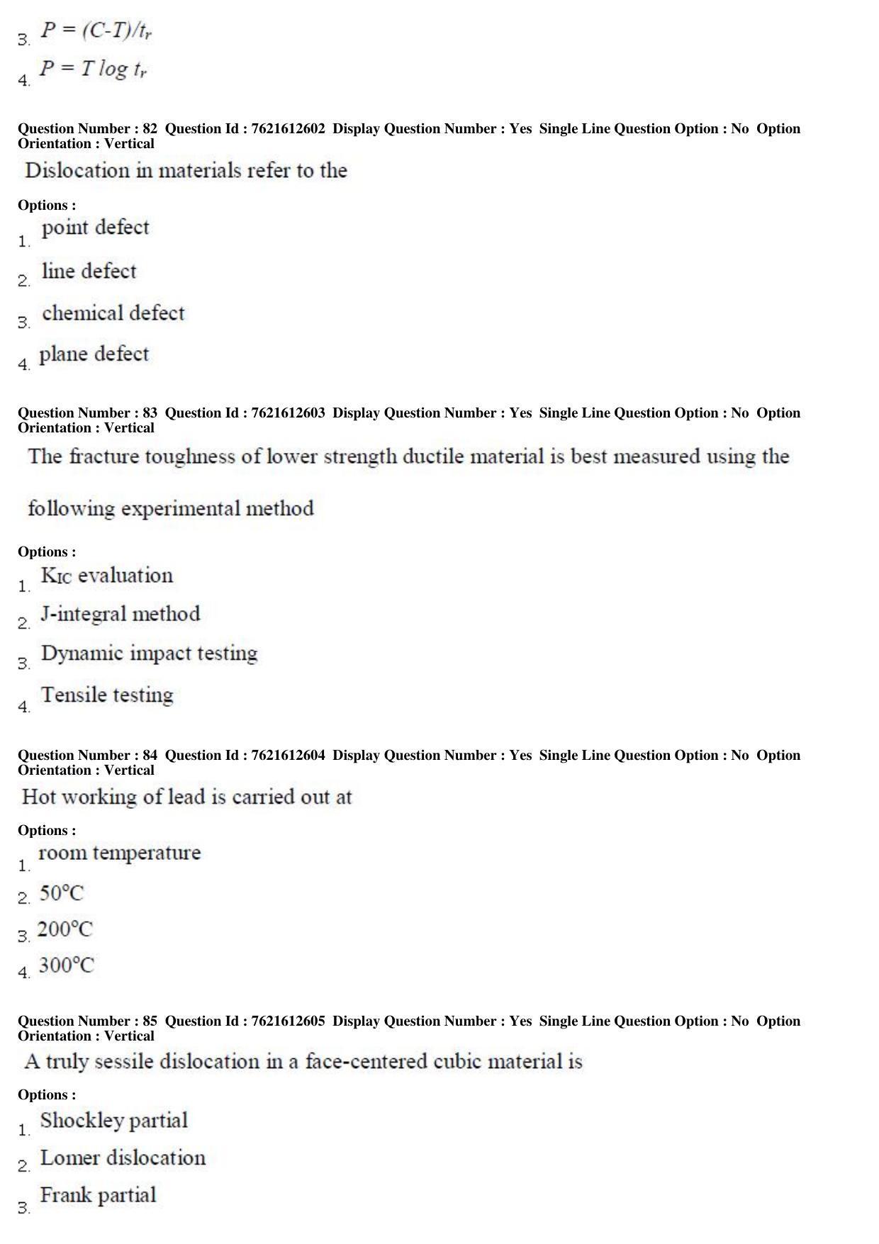 TS PGECET 2017: Metallurgical-Engineering Question Papers - Page 21