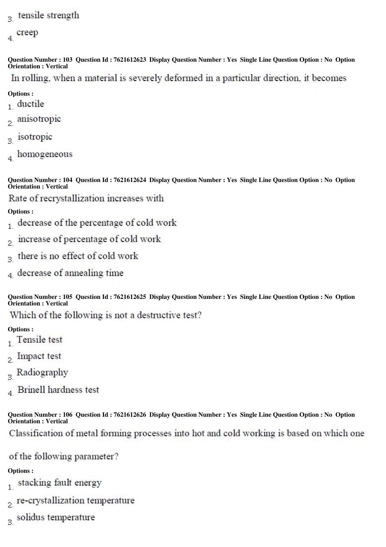 TS PGECET 2017: Metallurgical-Engineering Question Papers - Page 26