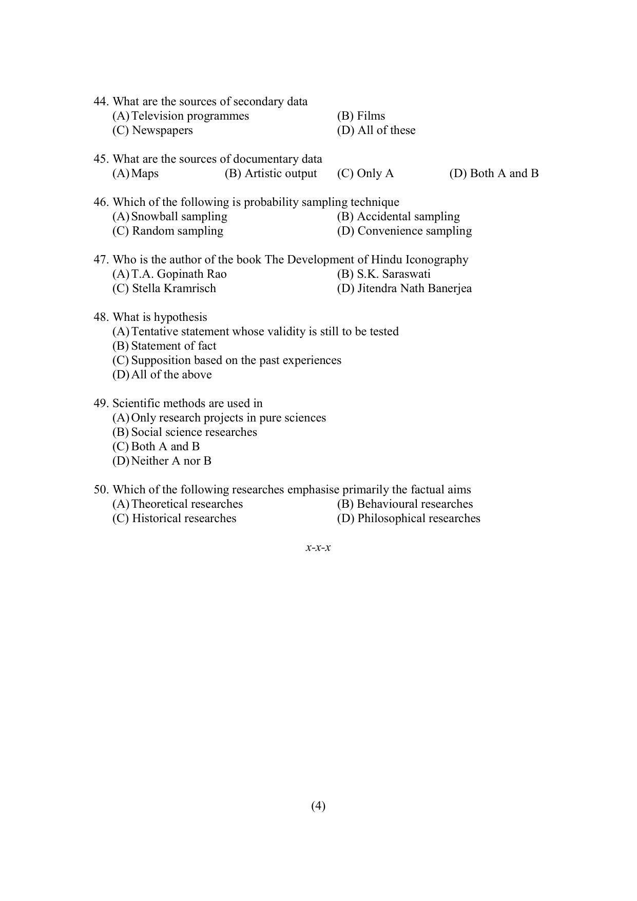 PU MPET Physical Education 2022 Question Papers - Page 9