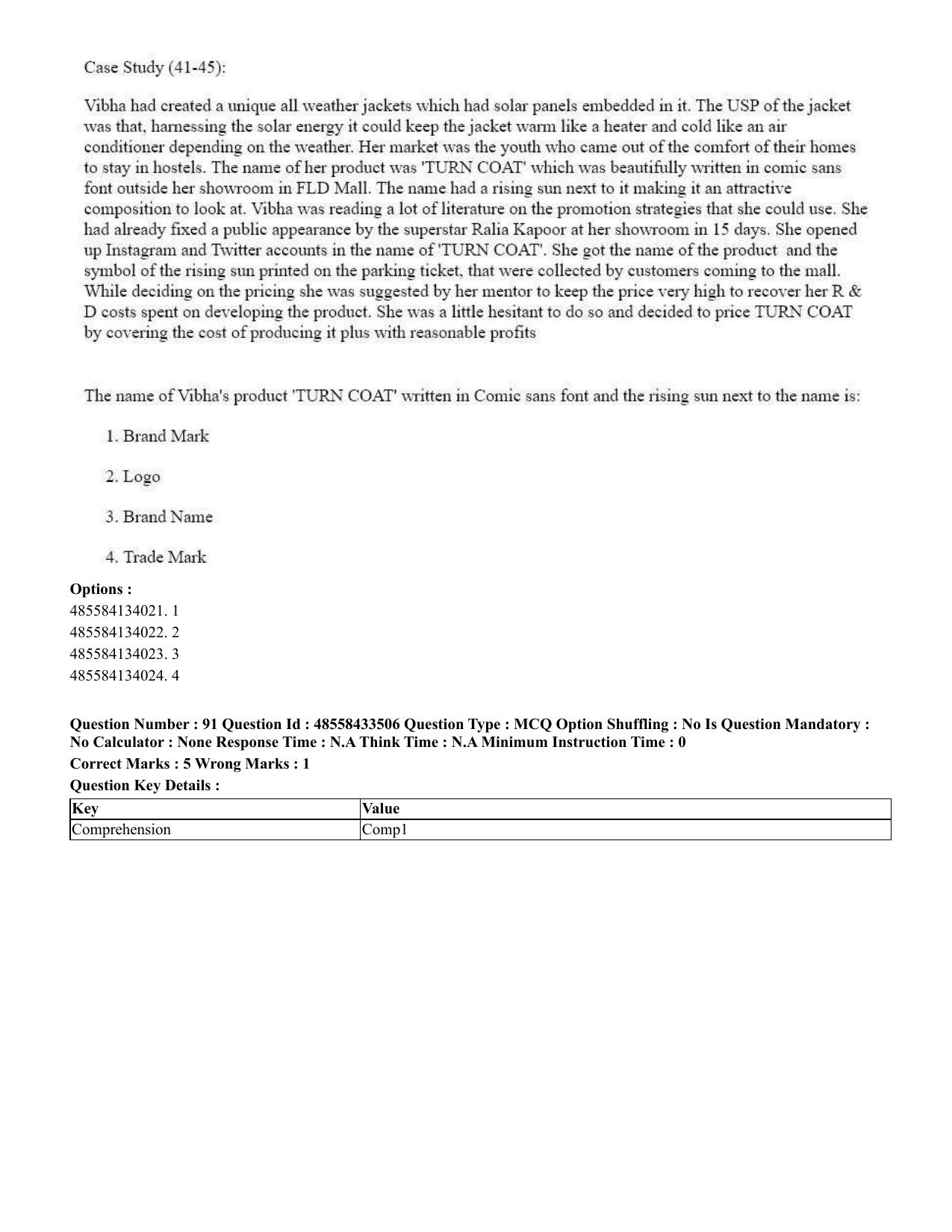 CUET 2023 English Telugu Shift 1 Question Papers - 18 June 2023 - Page 79