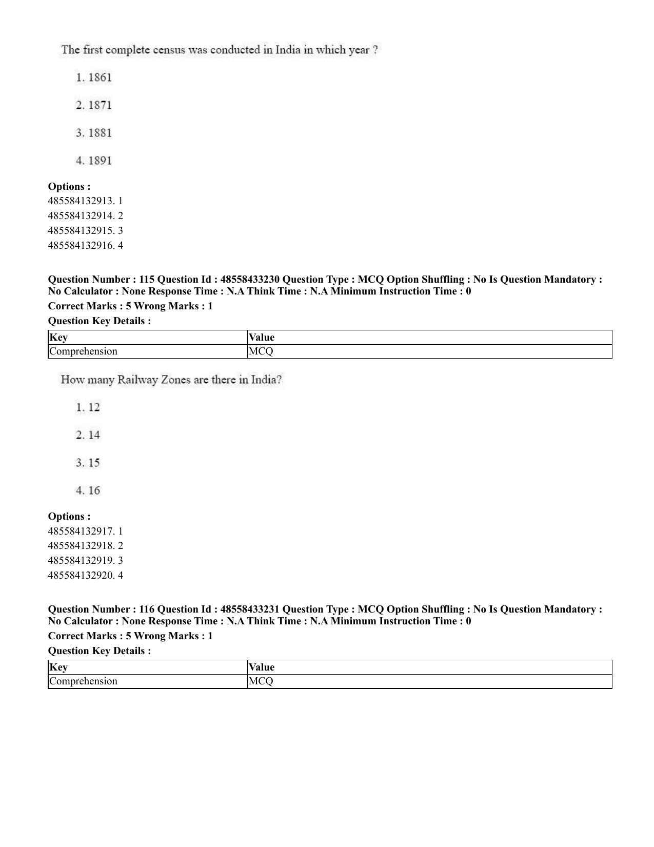 CUET 2023 English Telugu Shift 1 Question Papers - 18 June 2023 - Page 106