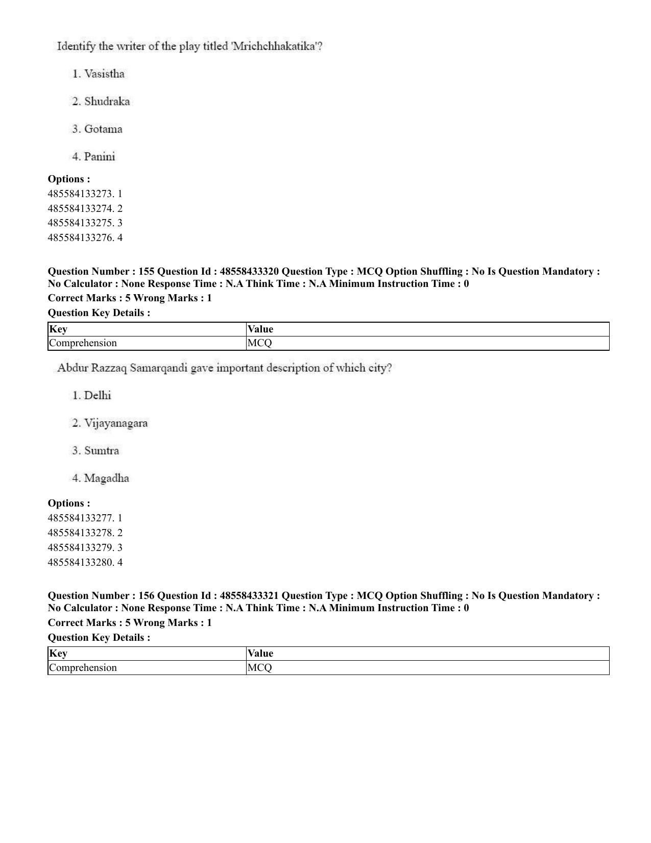 CUET 2023 English Telugu Shift 1 Question Papers - 18 June 2023 - Page 133