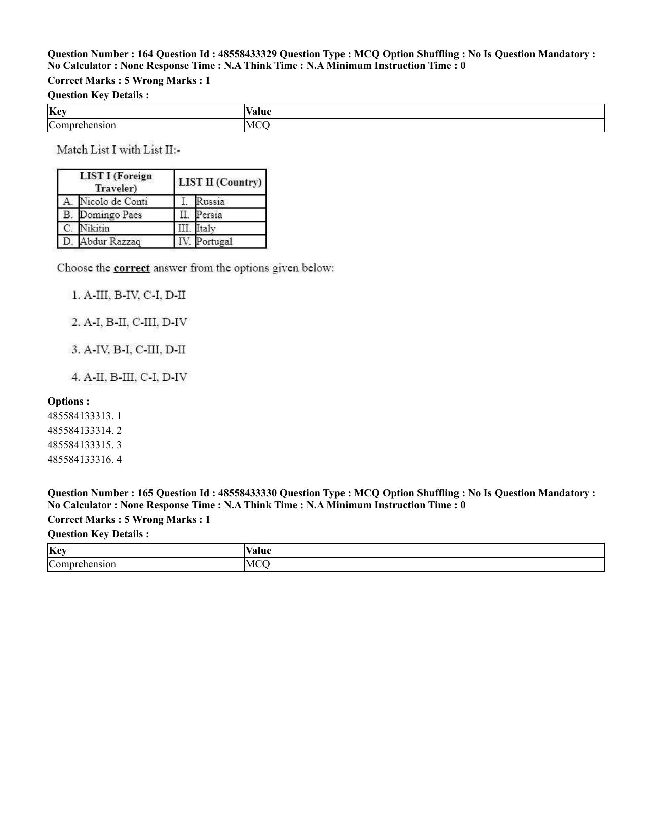 CUET 2023 English Telugu Shift 1 Question Papers - 18 June 2023 - Page 138