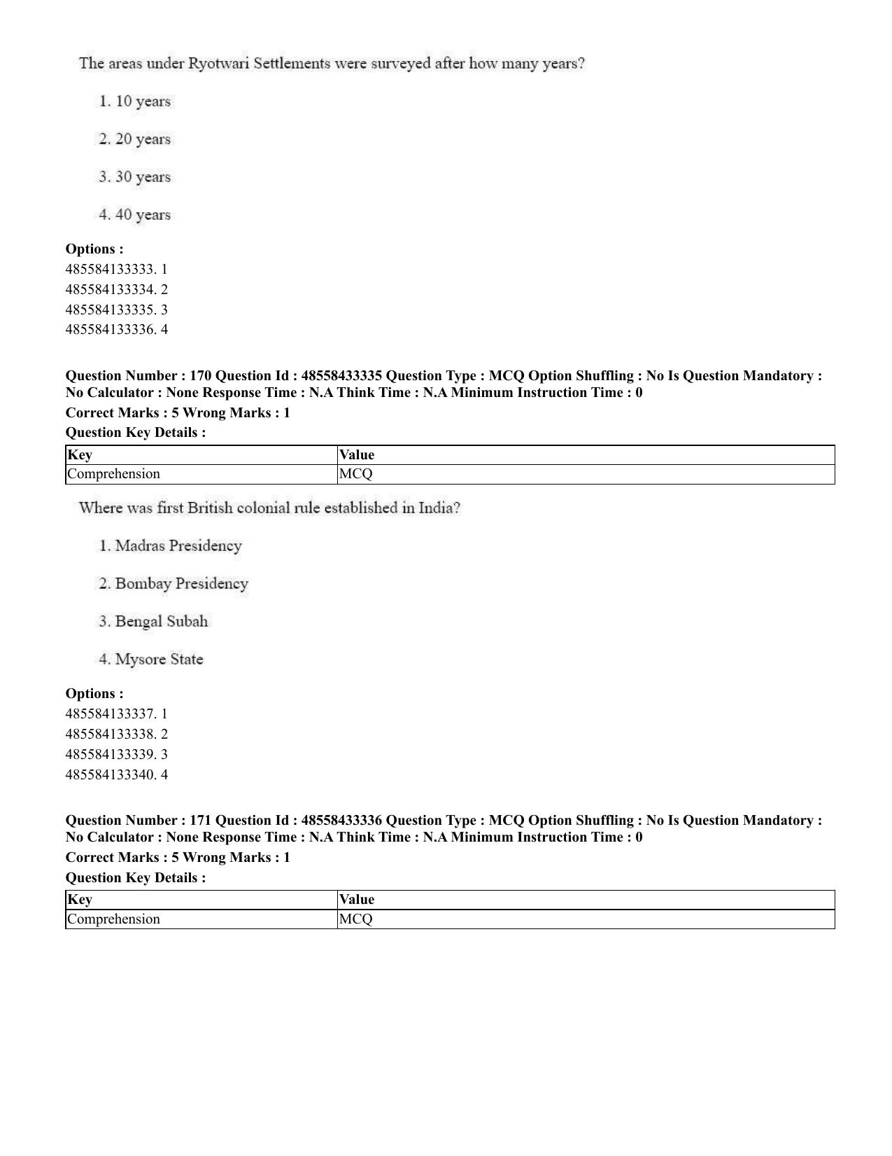 CUET 2023 English Telugu Shift 1 Question Papers - 18 June 2023 - Page 141