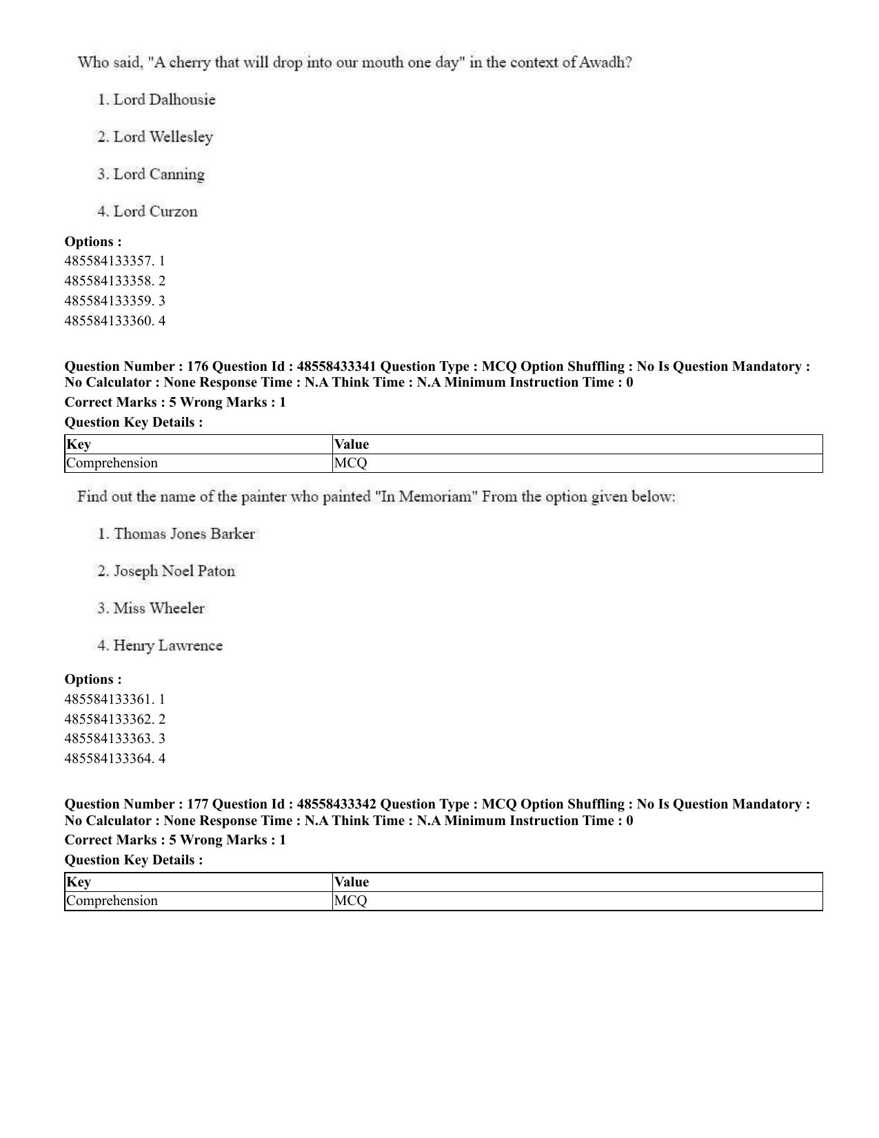 CUET 2023 English Telugu Shift 1 Question Papers - 18 June 2023 - Page 144
