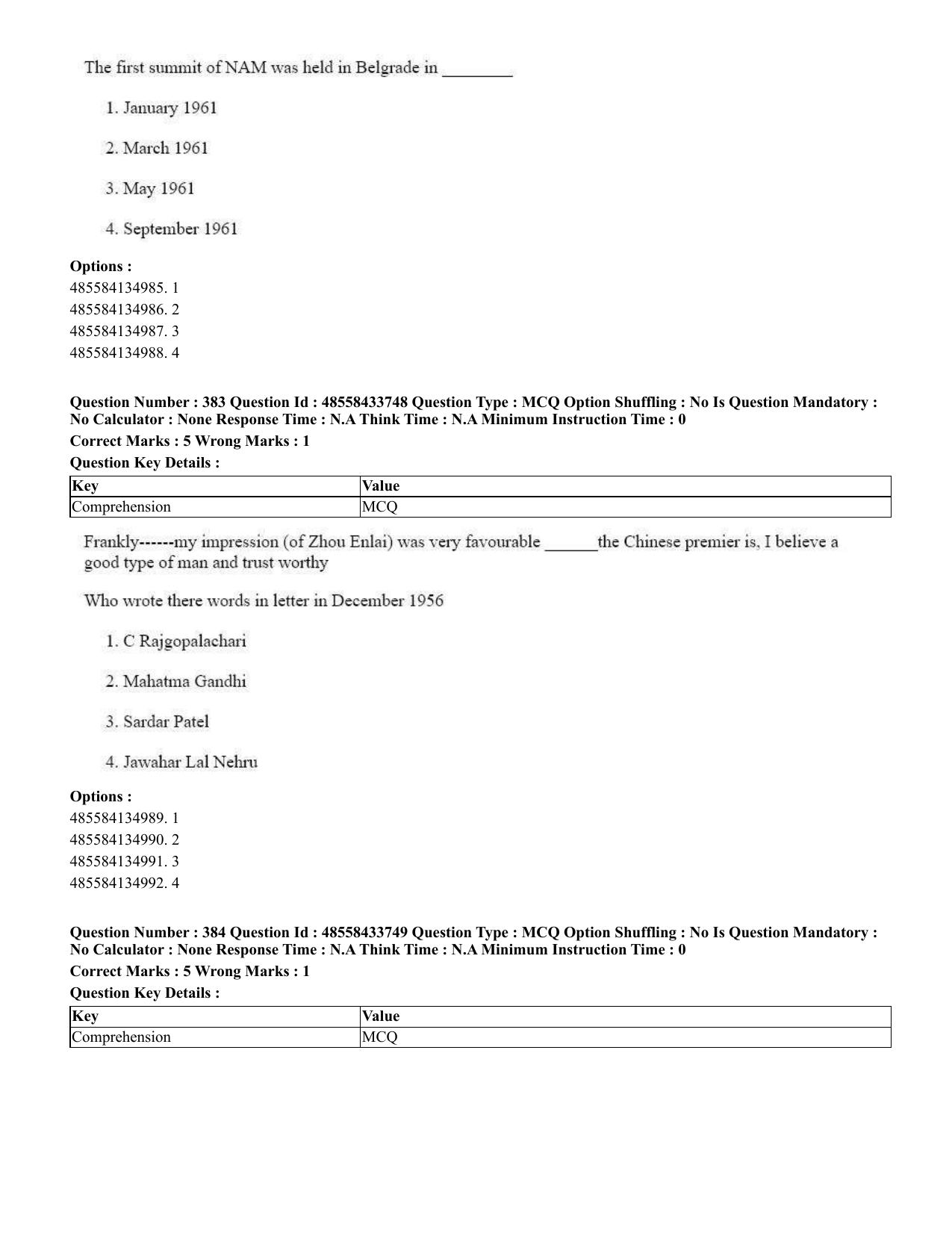 CUET 2023 English Telugu Shift 1 Question Papers - 18 June 2023 - Page 366