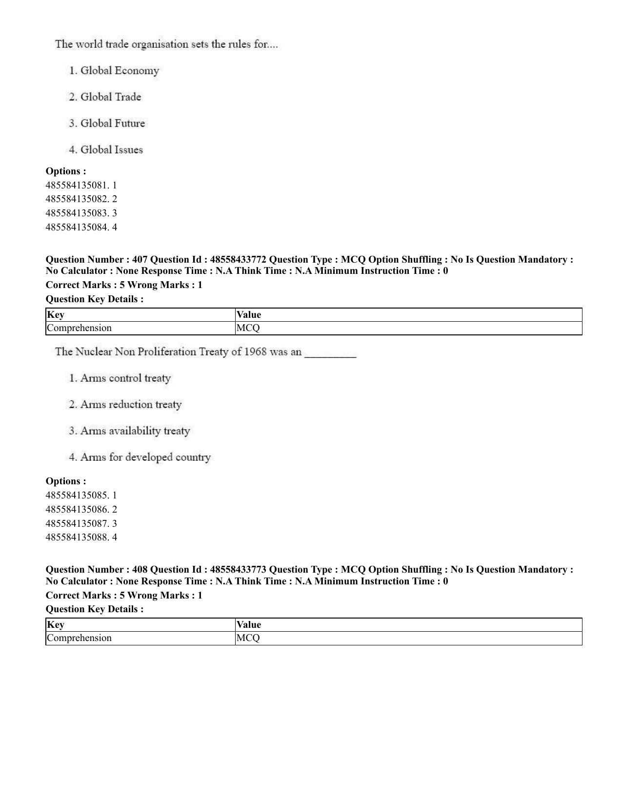 CUET 2023 English Telugu Shift 1 Question Papers - 18 June 2023 - Page 378