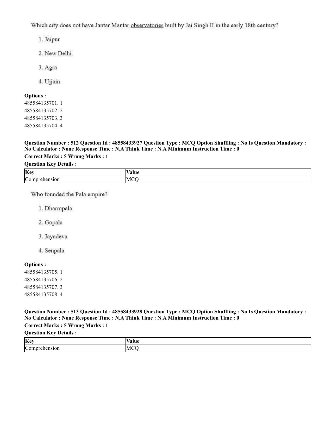CUET 2023 English Telugu Shift 1 Question Papers - 18 June 2023 - Page 441