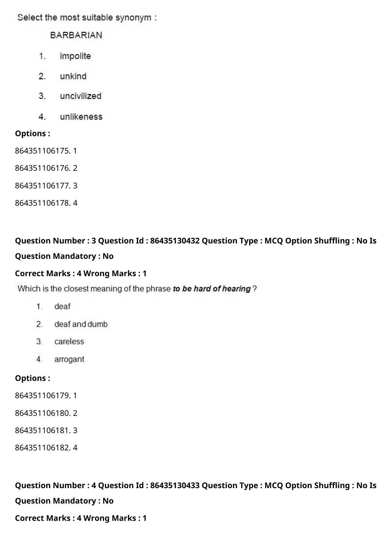 CUET PG 2021 PGQP56 Question Paper - Page 3