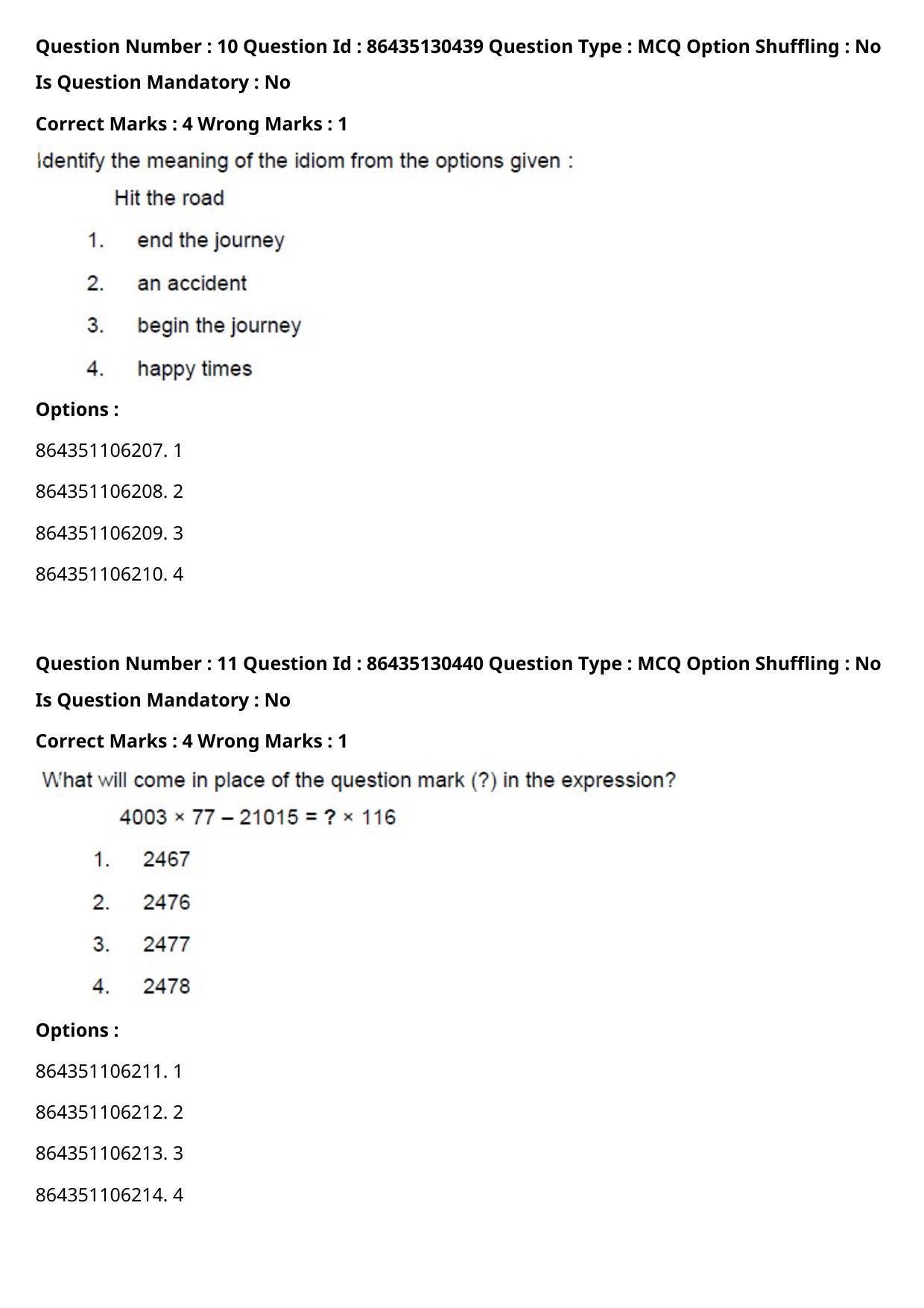 CUET PG 2021 PGQP56 Question Paper - Page 7
