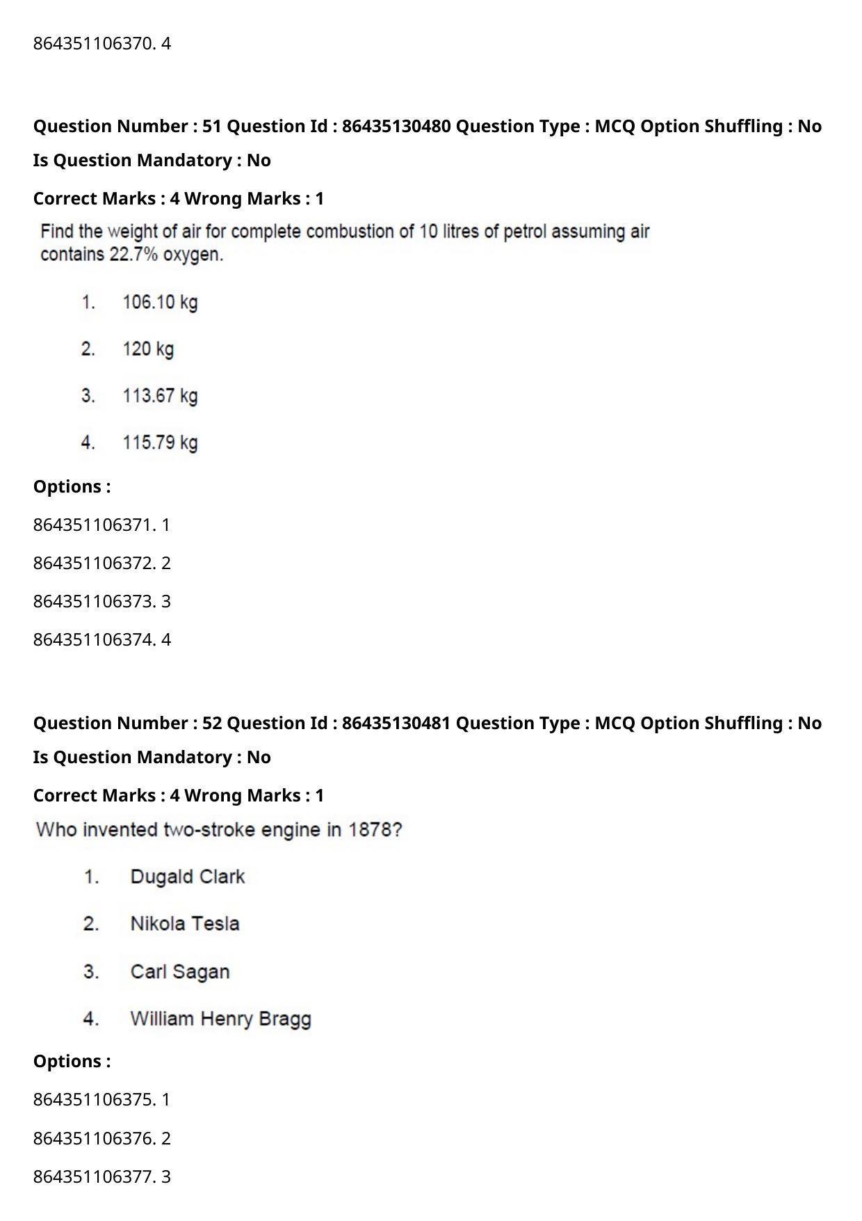 CUET PG 2021 PGQP56 Question Paper - Page 28