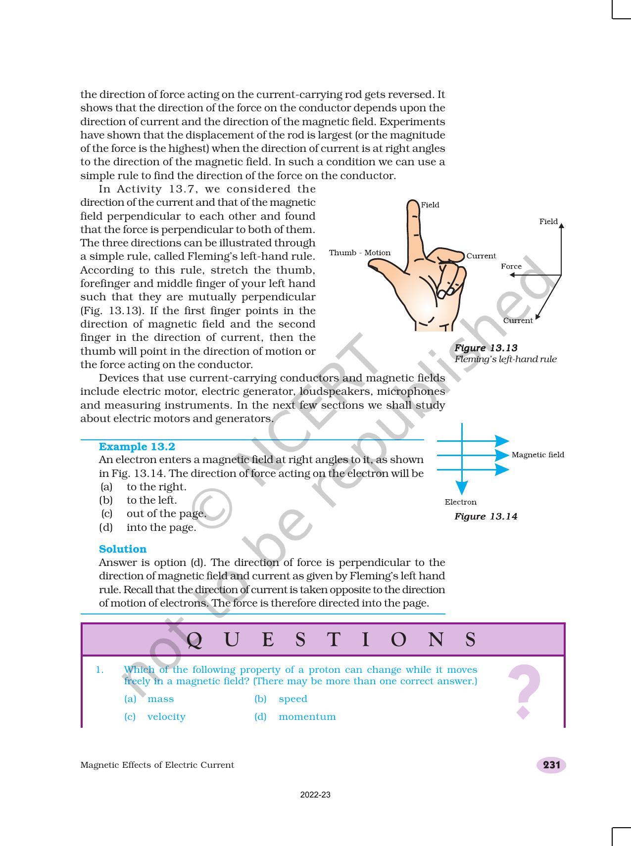 NCERT Book for Class 10 Science Chapter 13 Magnetic Effects of Electric Current - Page 9