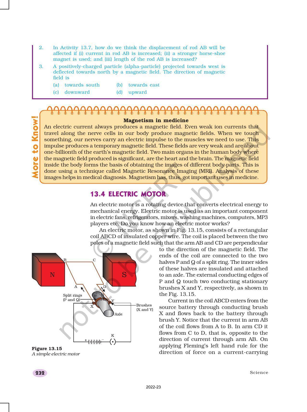 NCERT Book for Class 10 Science Chapter 13 Magnetic Effects of Electric Current - Page 10