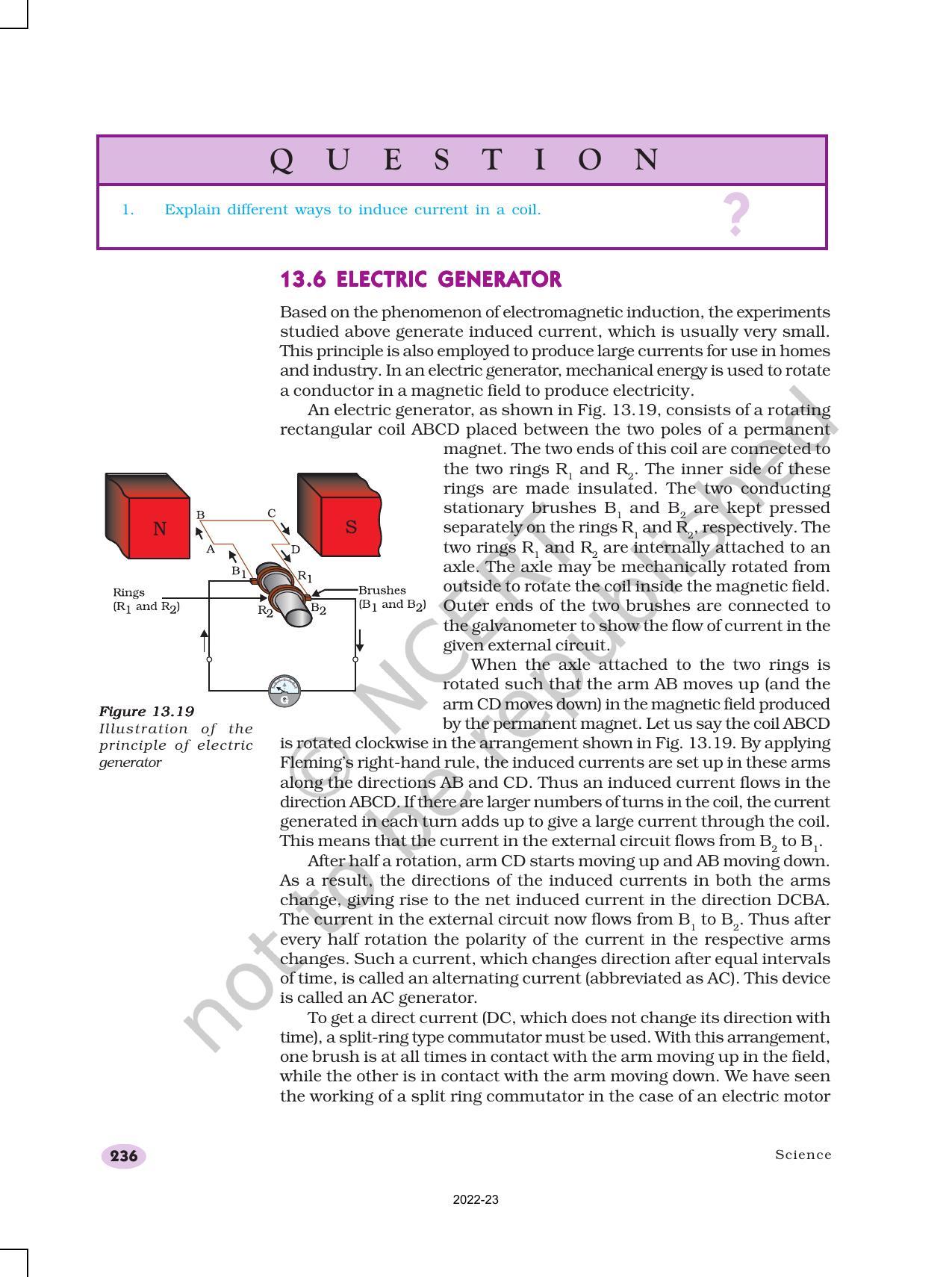 NCERT Book for Class 10 Science Chapter 13 Magnetic Effects of Electric Current - Page 14
