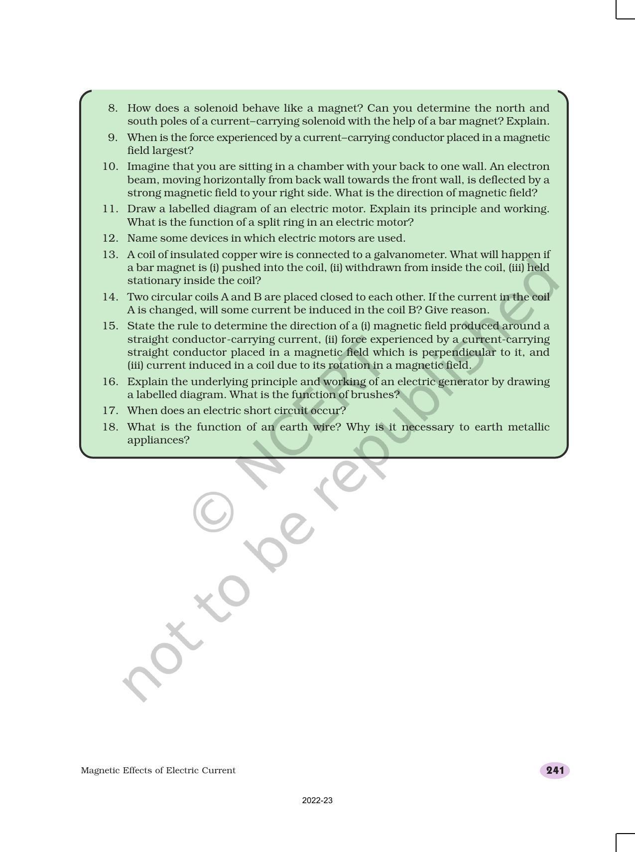 NCERT Book for Class 10 Science Chapter 13 Magnetic Effects of Electric Current - Page 19