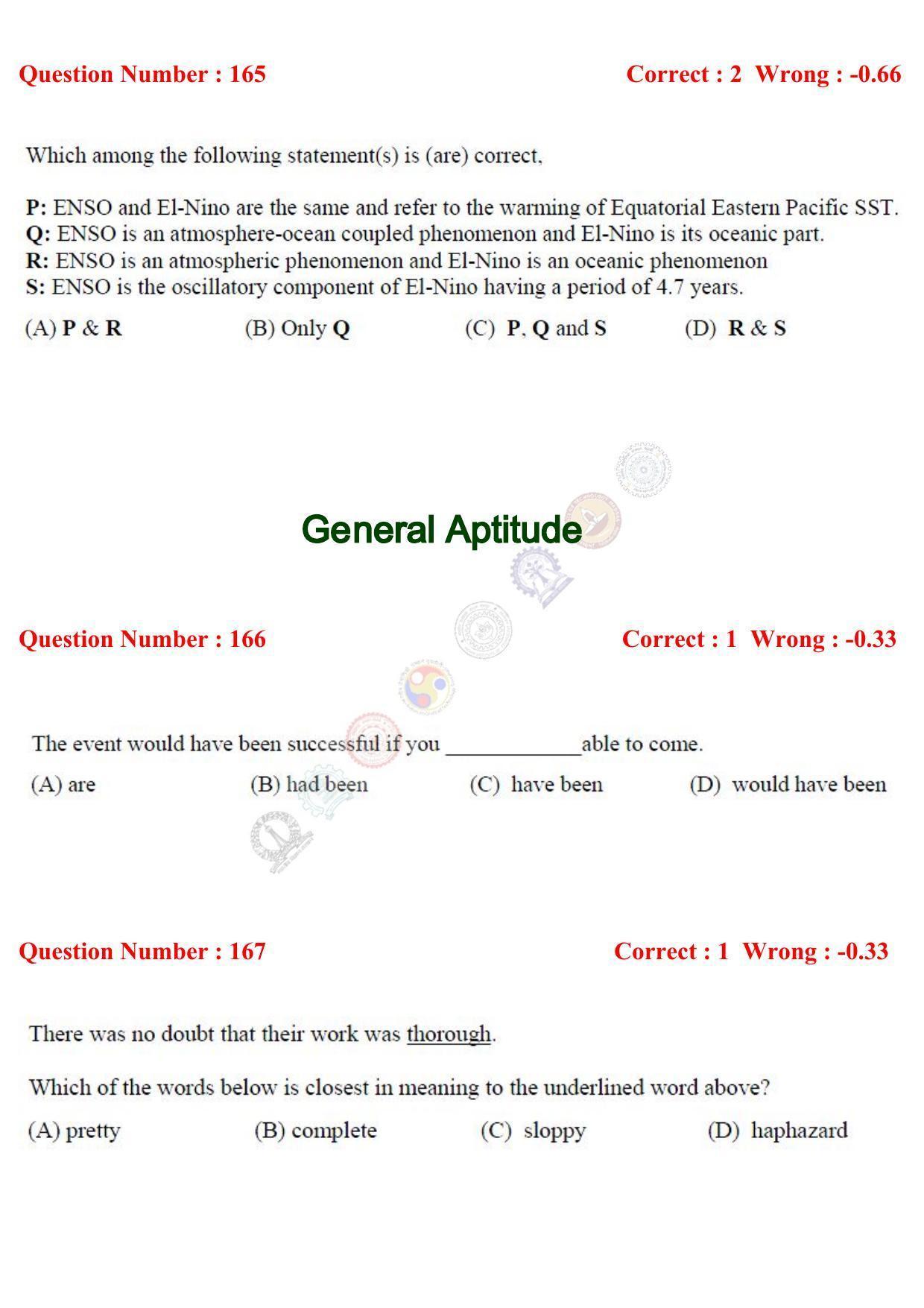 GATE 2017 Engineering Sciences (XE) Question Paper with Answer Key - Page 5