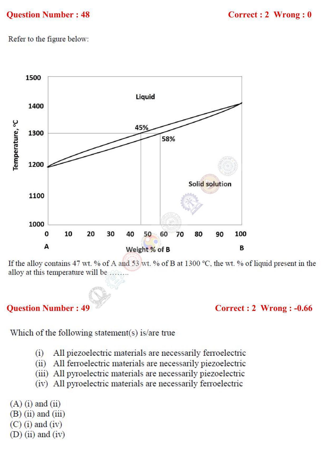 GATE 2017 Engineering Sciences (XE) Question Paper with Answer Key - Page 26