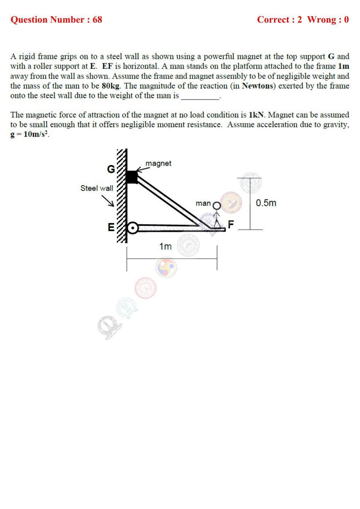 GATE 2017 Engineering Sciences (XE) Question Paper with Answer Key - Page 40