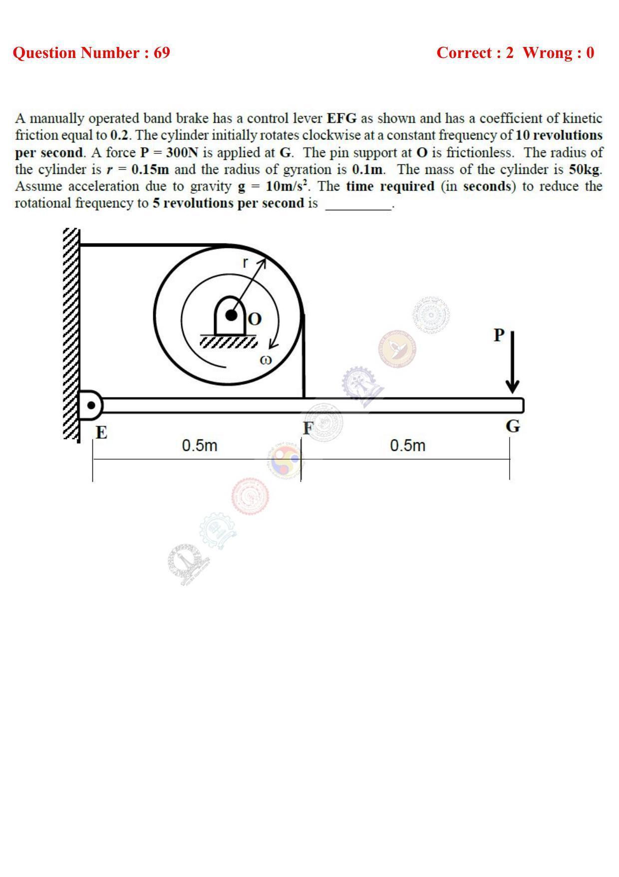 GATE 2017 Engineering Sciences (XE) Question Paper with Answer Key - Page 41