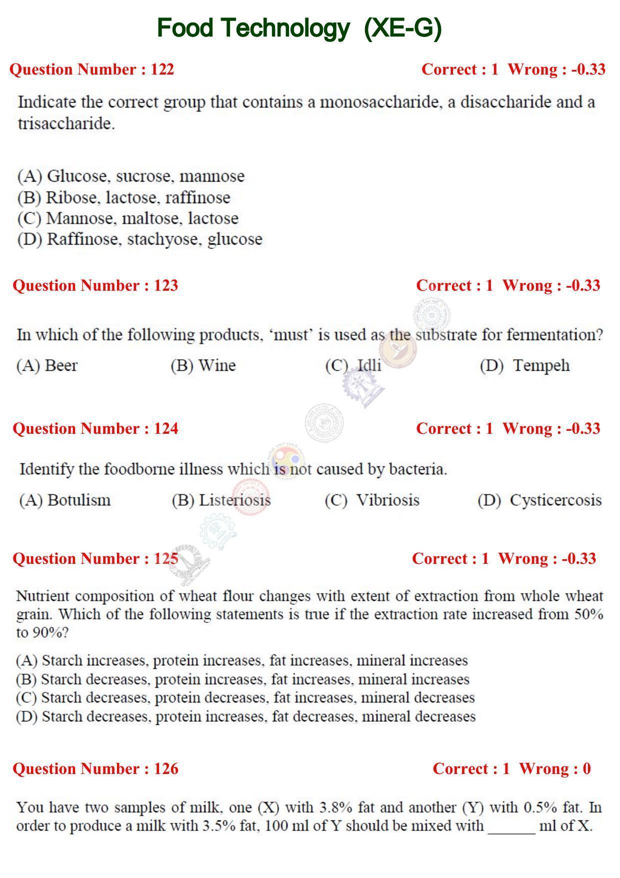 GATE 2017 Engineering Sciences (XE) Question Paper with Answer Key - Page 74