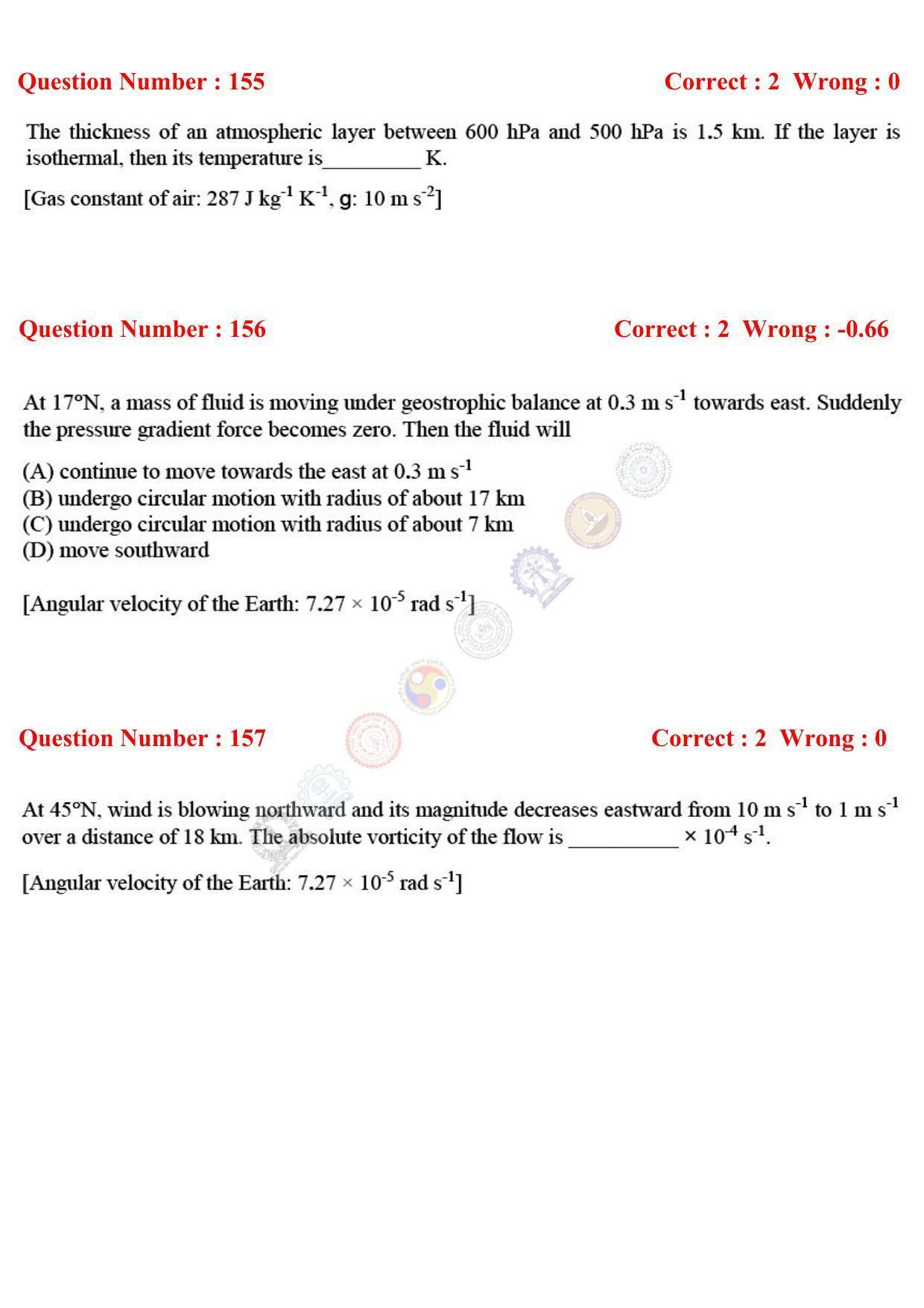 GATE 2017 Engineering Sciences (XE) Question Paper with Answer Key - Page 87