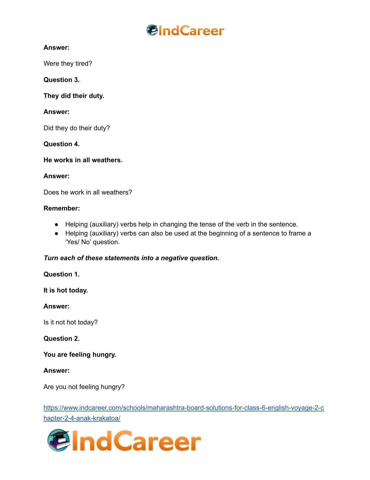 Maharashtra Board Solutions for Class 6- English (Voyage 2): Chapter 2.4- Anak Krakatoa - Page 12